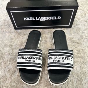 Karl lagerfield women sandals size 8